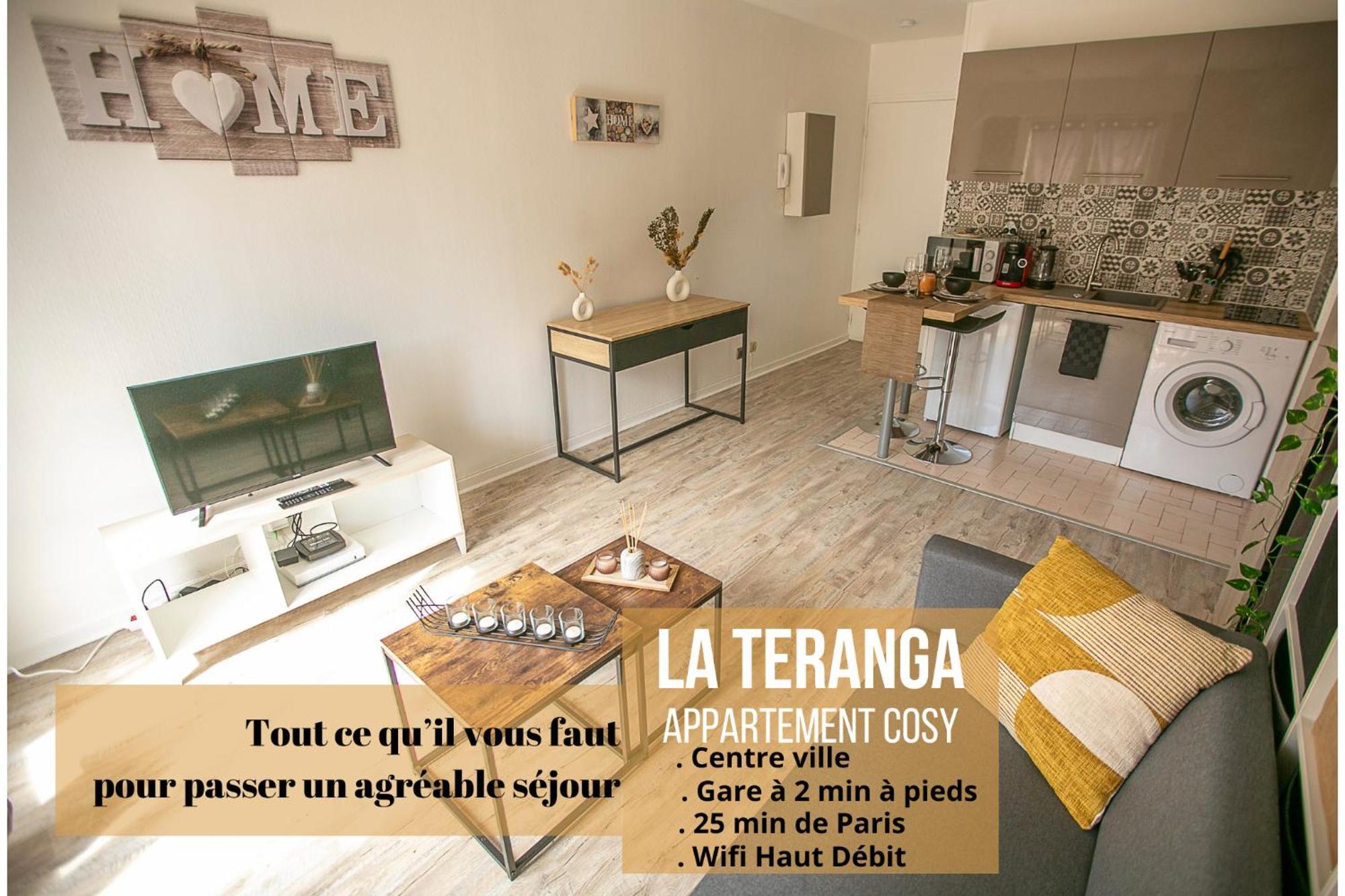 La Teranga - Wifi - Coeur De Ville - Gare Les Mureaux Eksteriør bilde